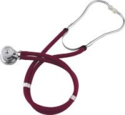 Be Safe Paramedical Rappaport Double Tube SF301 Stethoscope Burgandy