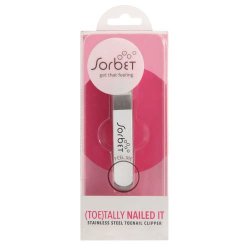 Sorbet Large Toenail Clipper With Rubber Coat