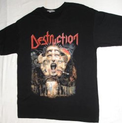 Destruction - All Hell Breaks Loose X Large T Shirt