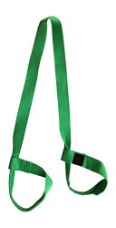Clever Yoga Mat Strap Sling Adjustable Made With The Best Durable Cotton - Comes With Our Special "namaste" 85IN Lime Green