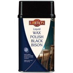1 Case Of 4 Liberon Black Bison Liquid Wax 500ML - Antique Pine