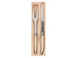Laguiole By Andre Verdier Carving Set Set Of 2 Ivory