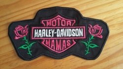 Lady Harley Davidson Patch
