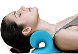 Neck And Shoulder Relaxer Cervical Traction Device For Tmj Pain Relief And Cervical Spine Alignment Chiropractic Pillow