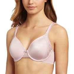 Bali Women's One Smooth U Bra With Lace Side Support Warm Steele Combo 38C