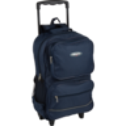 Black & Navy Trolley Backpack 43CML X 33CMW X 13CMH
