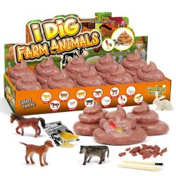 12PC Junior Dig Kit - Farm Animals