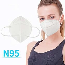 N95 Masks For Germ Protection Respirator Mask For Virus Protection And Personal Health Anti-dust Smoke Gas Allergies Protective Equipment 10 Packs