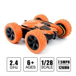 1/43 Scale Mini RC Car 2.4GHz Electric Remote Control Vehicle 4x4 Off Road  RC Short Truck Hobby Toy Car for Kids Gift LED Lights