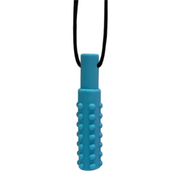 Sensory Chewable Necklace Pendant - Blue