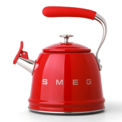 Smeg Gas Top Whistling Kettle Fiery Red CKLW2001RD