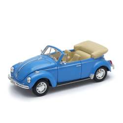 Volkswagen Beetle Convertible Light Blue 1:24 Scale Diecast Car