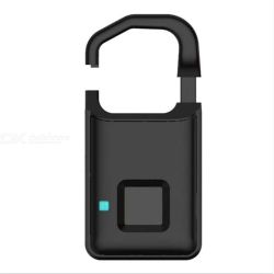 USB Rechargeable Smart Padlock Keyless Fingerprint Lock Electronic Biometric Anti-theft Backpack Loc