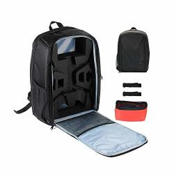 Fpv Drone Backpack For Parrot Bebop 2 Power Portable Adjustable Straps Shoulder Carrying Case Bag Shockproof Waterproof Black