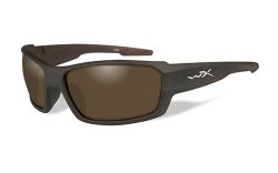 Wiley X Rebel Polarized Bronze Lens Glasses With Matte Layered Tortoise Frame