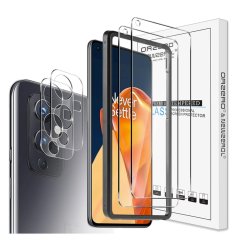 OnePlus 9 Premium Tempered Glass Screen And Camera Lens Protector 4PK Orzero