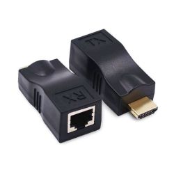 HDMI Extender To RJ45 By Cat 5E 6 Ethernet Cable