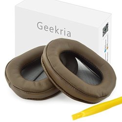 Geekria Earpad For Sony MDR-1R MDR-1RMK2 Headphone Ear Pad ear Cushion ear Cups ear Cover Earpads Repair Parts Coffee brown