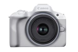 Canon Eos R50 Mirrorless Camera White + RF-S18-45MM F4.5-6.3 Is Stm Lens