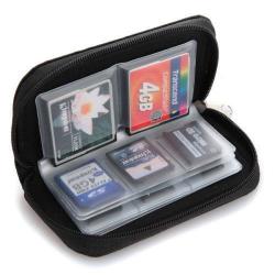 Sdhc Mmc Cf Micro Sd Memory Card Storage Case Carrying Pouch Holder Wallet