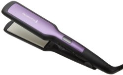 Remington S5520 Wide Digital Anti Static Ceramic Hair Straightener 1 -inch Purple