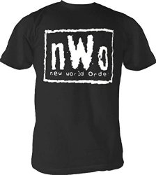 Nwo New World Order Wrestling Adult Black T-Shirt Adult Xx-large