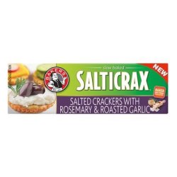 Bakers Salticrax Crackers With Roasted Rosemary & Roasted Garlic