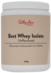 Sally Ann Creed Best Whey Protein Isolate Unflavoured 400G