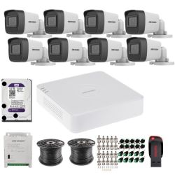 Hikvision 8 Channel 1080P 2MP Complete Kit - New Model