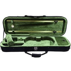 SKY 4 4 Full Size Professional Oblong Shape Lighwteight Violin Hard Case With Hygrometer 4 4