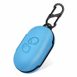 Protective Silicone Cover For Galaxy Buds Plus Charging Case With Carabiner Keychain Samsung Galaxy Earbuds Accessory Sky Blue Multiple Color Options