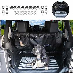 Deals on Kolemo Hammock Style -us Flag Dog Seat Covers For 2007-2020 Jeep  Wrangler Jk Jl 4-DOOR Pet Seat Proof Covers With Nonslip Multipurpose 600D  Oxford Fabric | Compare Prices & Shop