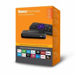 ROKU Premiere HD 4K HDRSTREAMING Media Playerwith Simple Remote And Premium HDMI Cable