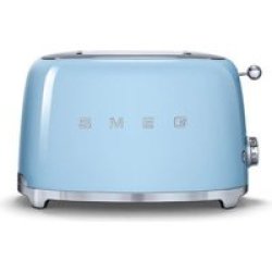 Smeg 2 Slice Toaster - Pastel Blue