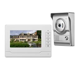 7 Inch Color Screen Video Doorbell Intercom 4 Wired Video Door Phone HD Camera For H