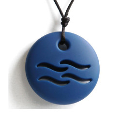 Water Lapis-teething Necklace By Zen Rocks - A Stylish New Twist To Teething