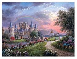 The Jigsaw Puzzle Factory Inverarav Castle Puzzle Game For Adults 550 Piece Full Size 26 X 19 Inch 100% Biodegradable