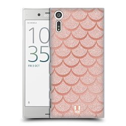 Head Case Designs Rose Gold Mermaid Scales Hard Back Case For Sony Xperia Xz Dual