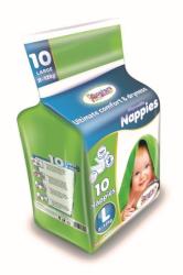 Lil Masters Disposable Nappies Large 10 Pack