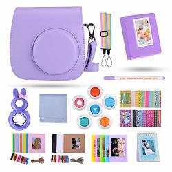 Famall 13 In 1 Instax MINI 9 Camera Accessories Bundles For Fujifilm Instax MINI 9 8 8+ Camera With MINI 9 Case album selfie Lens filters wall Hang