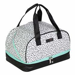Everything Mary Large Portable Kitchen & Baking Storage Carrier - Holds 9 X 13 Baking Pans & Sheets Accessories Tools Supplies - Storage Organizer For Potlucks Picnics Travel