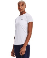 Women's Ua Tech T-Shirt - White LG