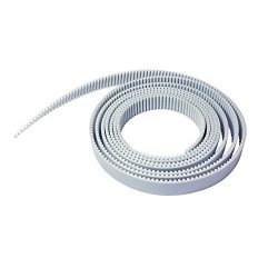 Bemonoc Pack Of 2METERS Htd White 3M Open Ended Pu Timing Belt Width 15MM For Cnc Laser Engraving Machines