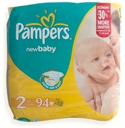 Pampers Newbaby Size 2 Mini Nappies Pack of 94
