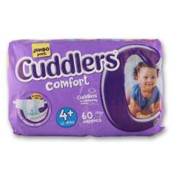 Cuddlers Comfort Jumbo Pack - Size 4+ 60 Nappies