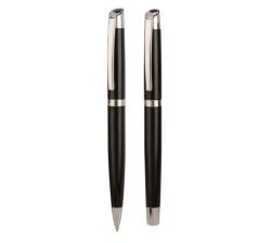 Bettoni Marquis Ball Point Pen And Roller Ball Set - Black