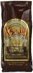 White Coffee Kahlua Gourmet Ground Coffee French Vanilla 12 Ounce