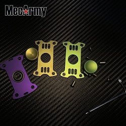 Mecarmy GP1 Titanium Fidget Spinner Hand Excise Relieves Stress And Anxiety Green+purple+gold