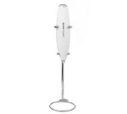 Castelware Powerful Milk Frother Handheld Foam Maker For Coffee -battery Op - White