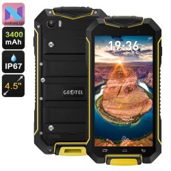Geotel A1 Rugged Smartphone Yellow - Android 7. Fast Shipping